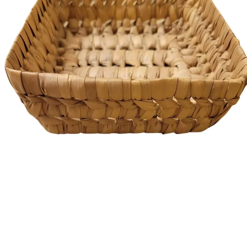Small Vintage Woven Basket Trinket MCM